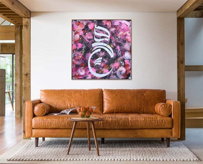 Hiçliğin Derinliği Yağlı Boya Hat Tablosu