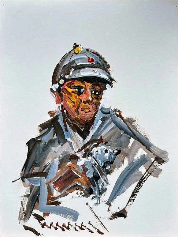 Hoca ve Köpeği Yağlı Boya Tablosu