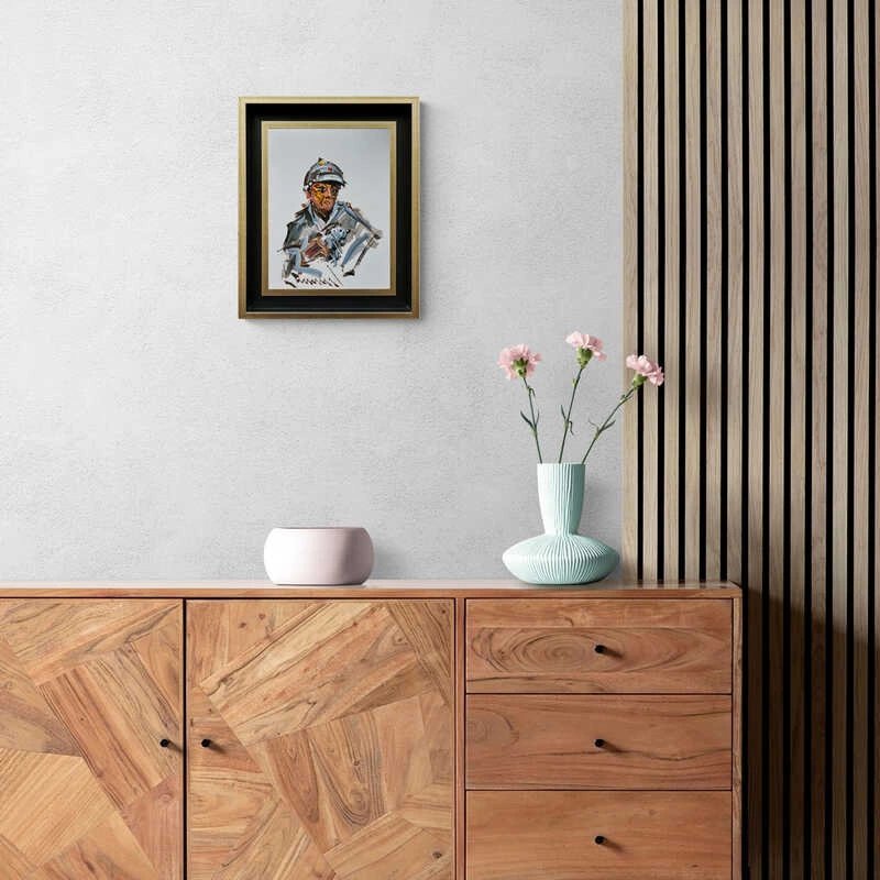 Hoca ve Köpeği Yağlı Boya Tablosu