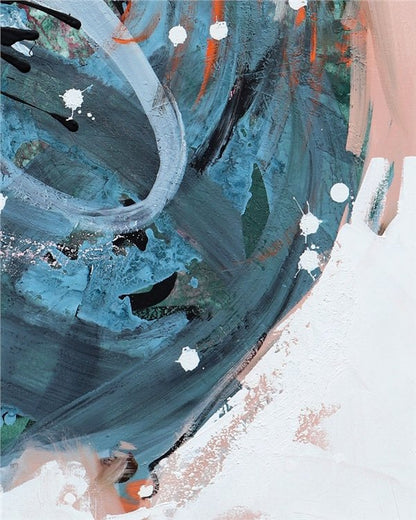 Sabahtan Horoz Çağrısı Yağlı Boya Tablosu