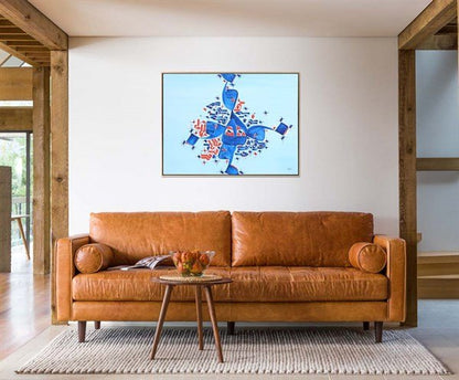 Hû (Huve) | Yağlı Boya Hat Tablo