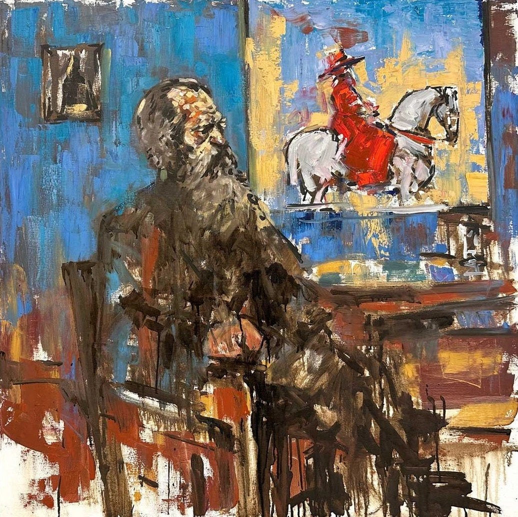 Hüzünlü Gölgeler Yağlı Boya Tablosu