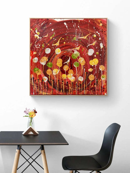 İçsel Bahar Yağlı Boya Tablosu