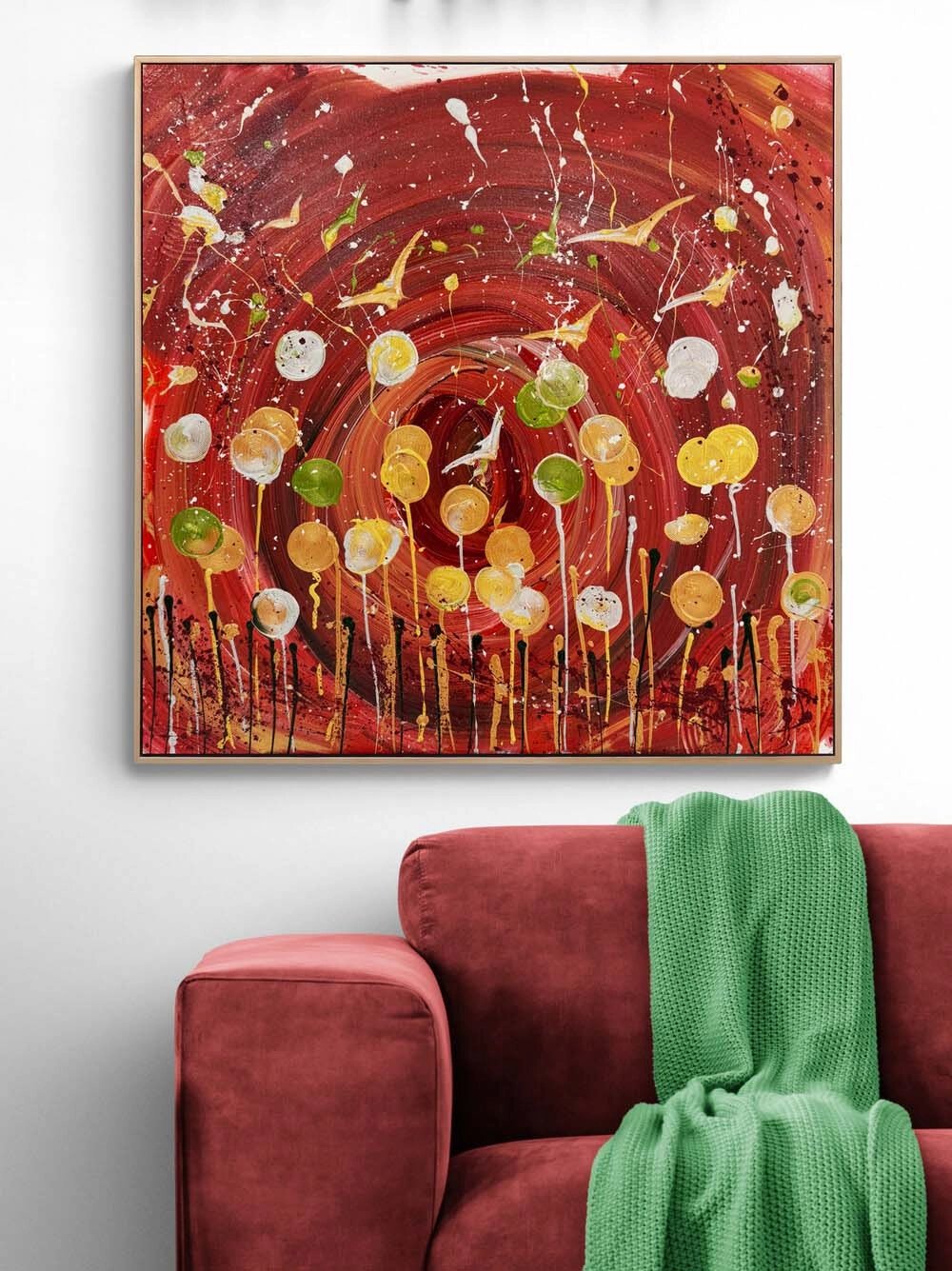 İçsel Bahar Yağlı Boya Tablosu