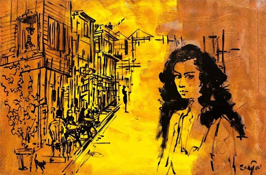 İçsel Ruh Yağlı Boya Tablosu