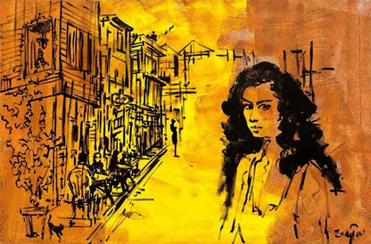 İçsel Ruh Yağlı Boya Tablosu