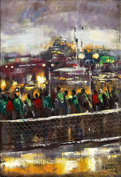 İlhamın İzleri Yağlı Boya Tablosu