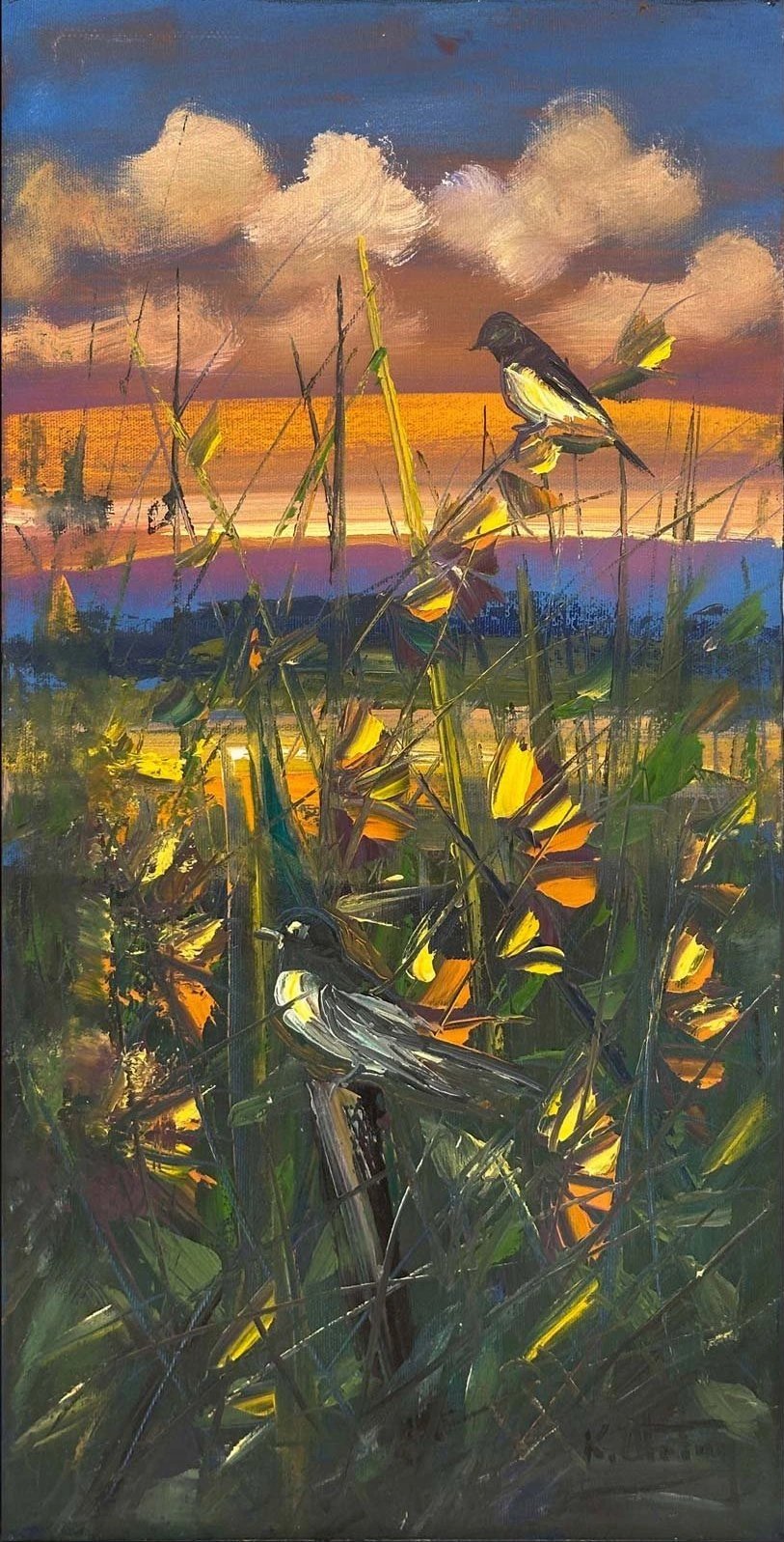 İlkbahar Kanatları Yağlı Boya Tablosu