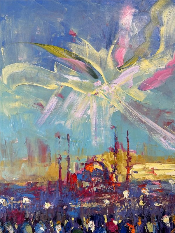 İnsanlar İnsancıklar Yağlı Boya Tablosu