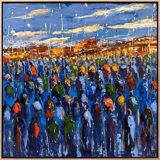 İnsanlar - İnsanlar Yağlı Boya Tablosu