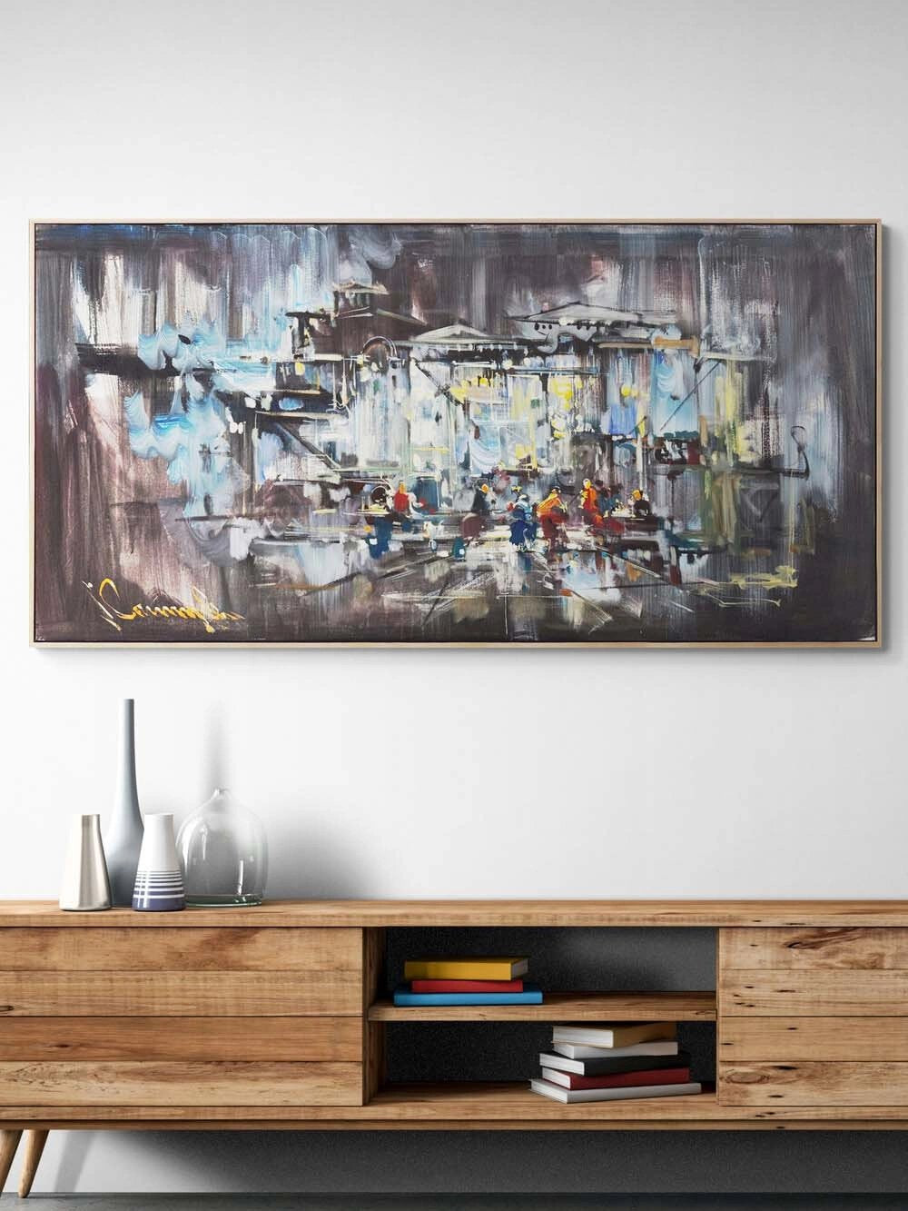 Işığın Hatırası Yağlı Boya Tablosu