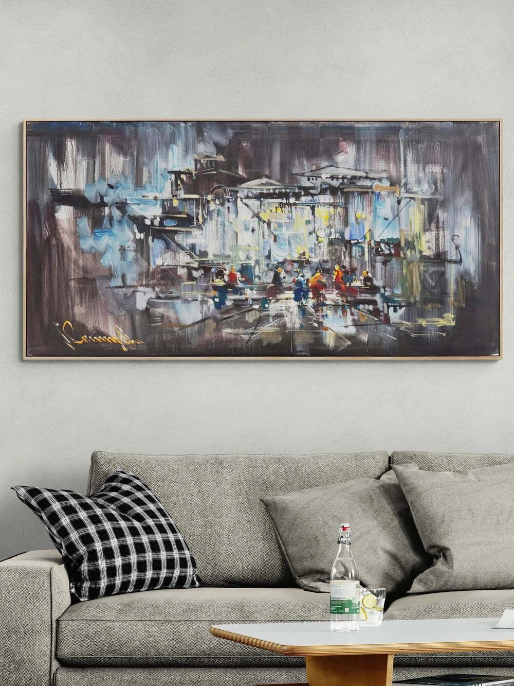 Işığın Hatırası Yağlı Boya Tablosu