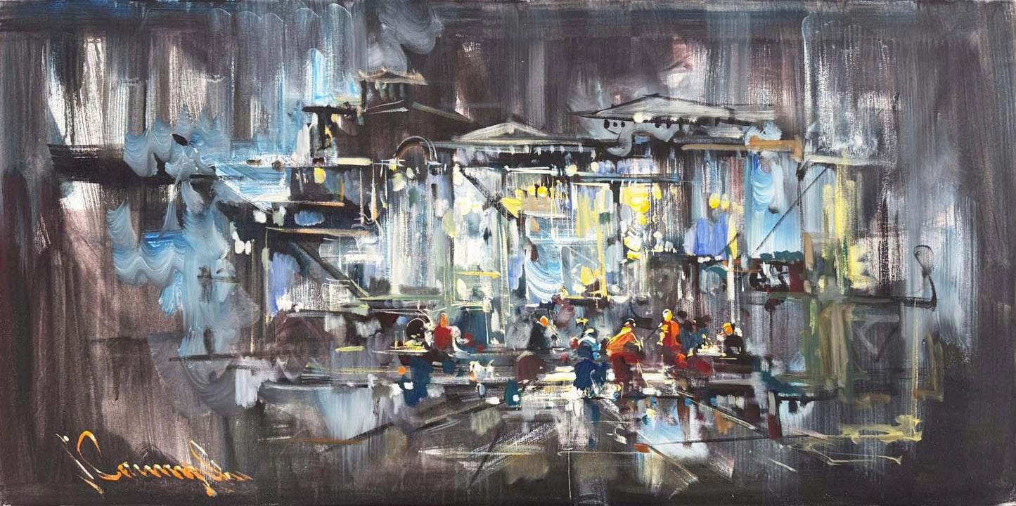 Işığın Hatırası Yağlı Boya Tablosu