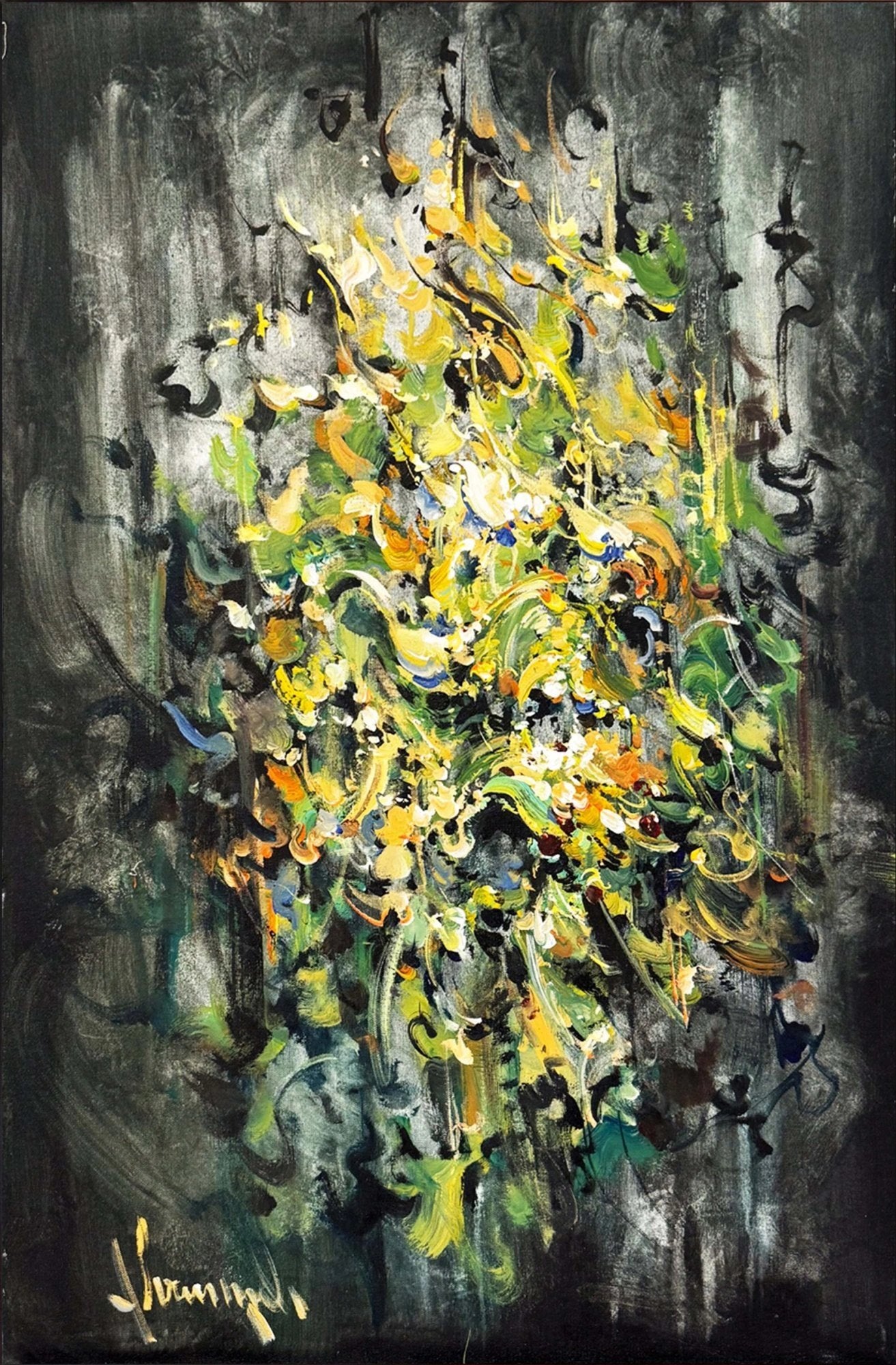 Işığın Mimarlığı Yağlı Boya Tablosu