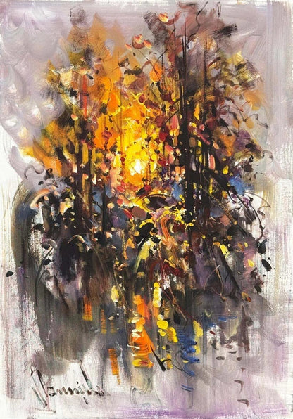 Işıklı Geçit Yağlı Boya Tablosu