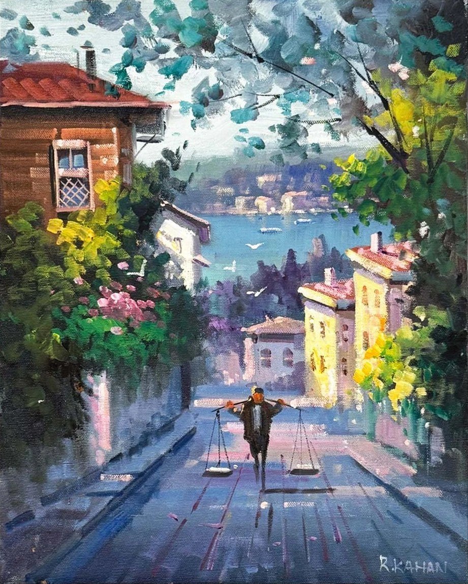 İstanbul Sabahı Yağlı Boya Tablosu