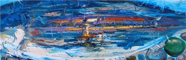 İstanbul Toriği Yağlı Boya Tablosu