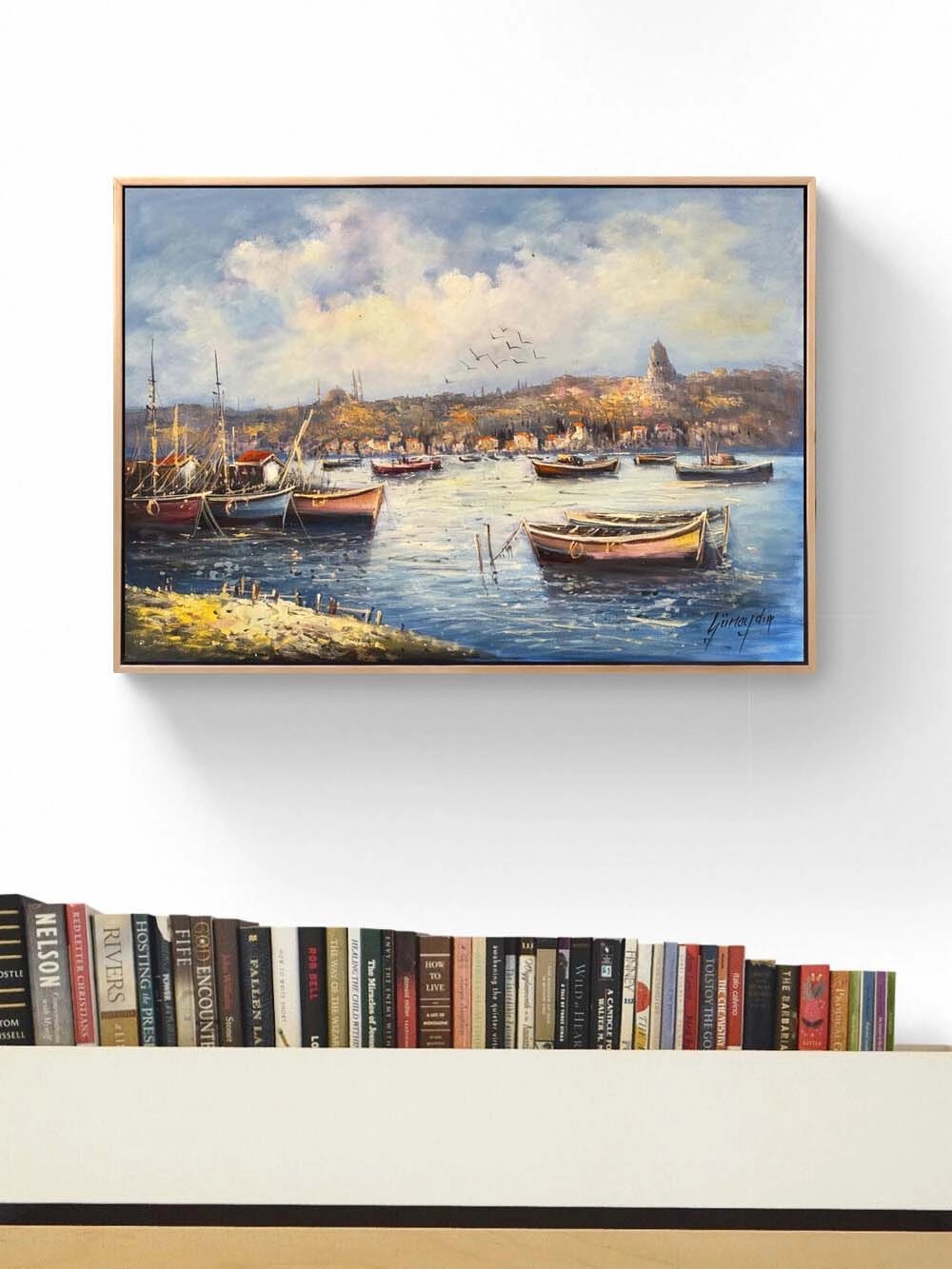 İstanbul’a Doğan Huzur Yağlı Boya Tablosu