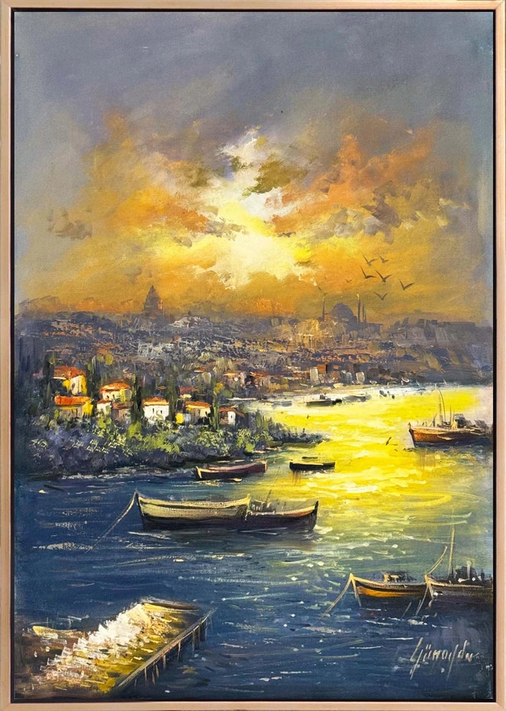 İstanbul’un Nefesi Yağlı Boya Tablosu