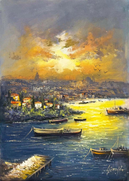 İstanbul’un Nefesi Yağlı Boya Tablosu