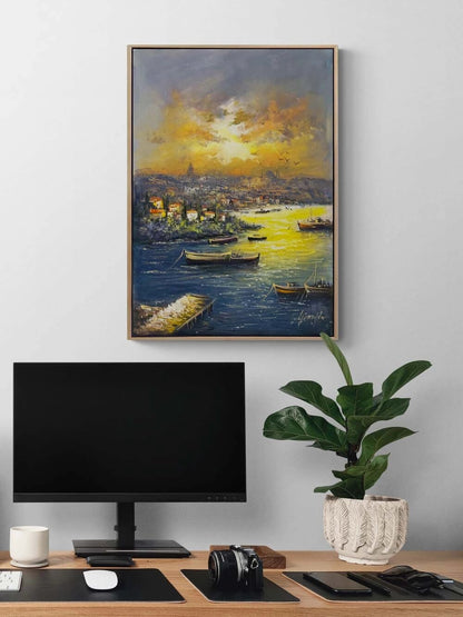 İstanbul’un Nefesi Yağlı Boya Tablosu