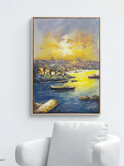 İstanbul’un Nefesi Yağlı Boya Tablosu