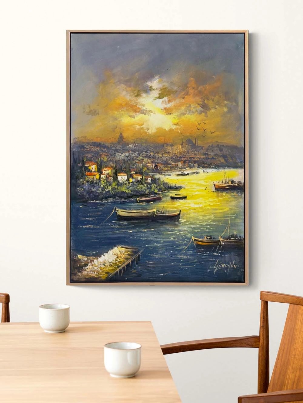 İstanbul’un Nefesi Yağlı Boya Tablosu