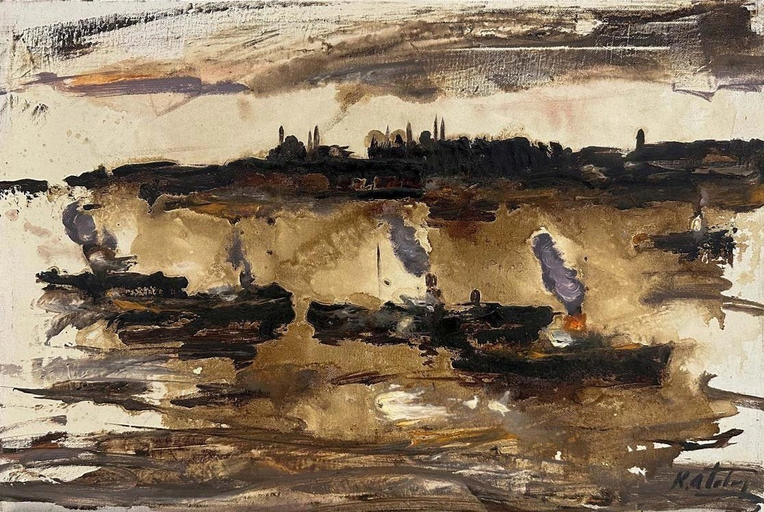 İstanbul’un Sessizliği Yağlı Boya Tablosu