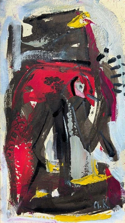 İzler ve Çizgiler Yağlı Boya Tablosu