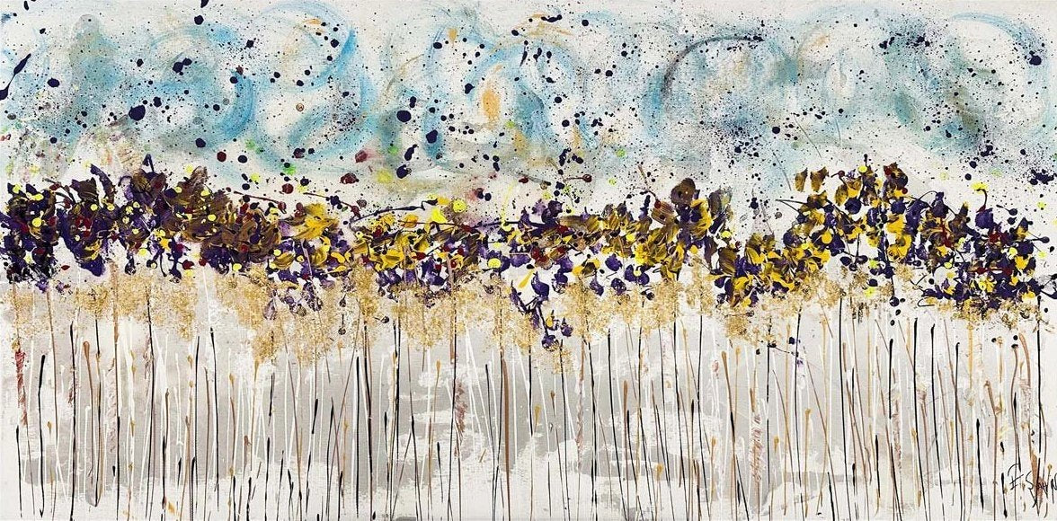 İzlerin Hikayesi Yağlı Boya Tablosu