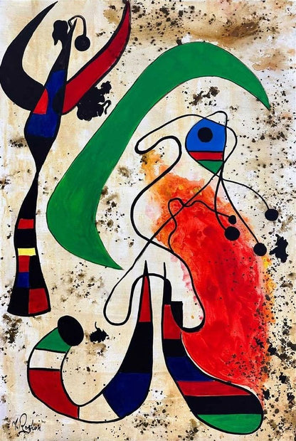Joan Miro-Night Yağlı Boya Tablosu