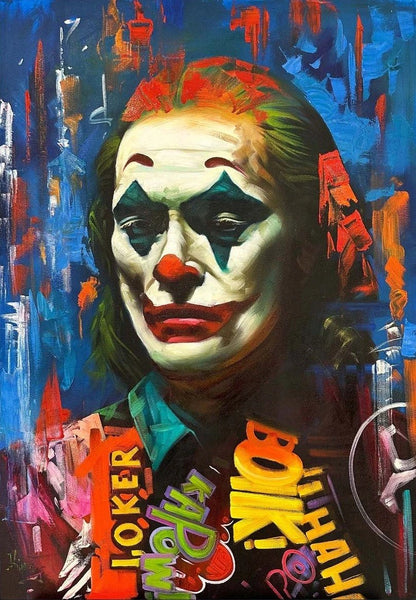 Joker'in İntikamı Yağlı Boya Tablosu