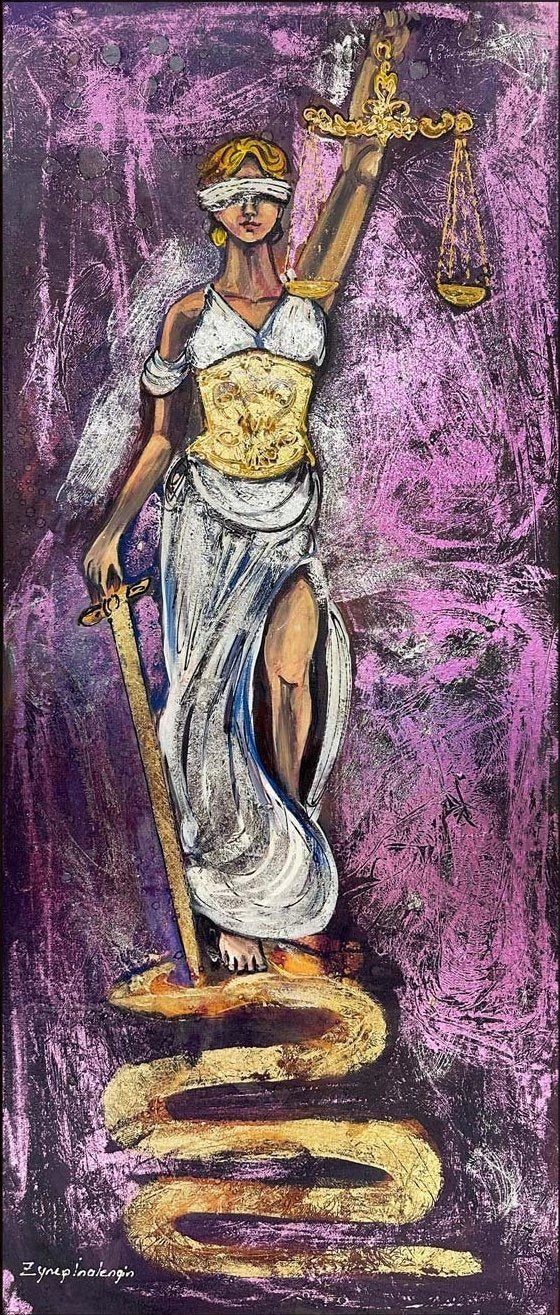 Justitia'nın Huzuru Yağlı Boya Tablosu