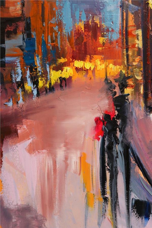 Kadim Şehirler Yağlı Boya Tablosu