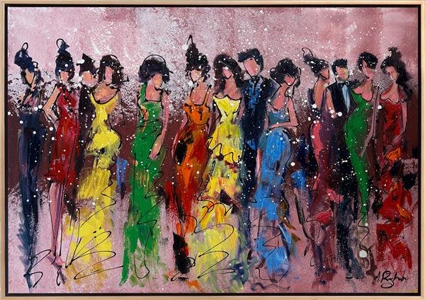 Kadınlar Matinesi Yağlı Boya Tablosu