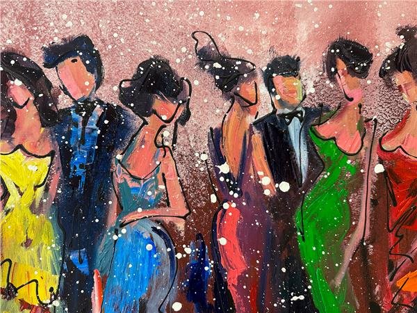 Kadınlar Matinesi Yağlı Boya Tablosu