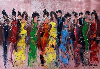 Kadınlar Matinesi Yağlı Boya Tablosu