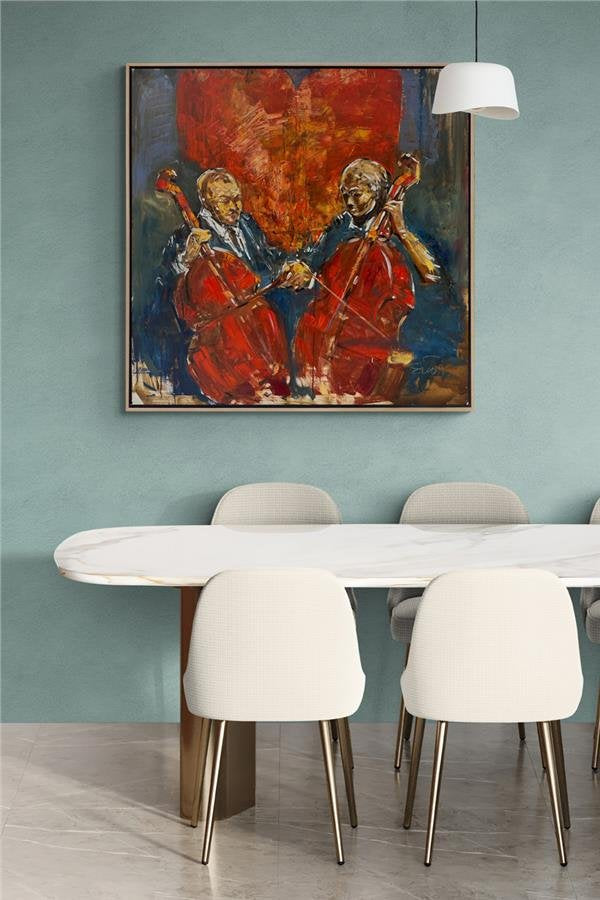 Kalbimizin Sesi Yağlı Boya Tablosu