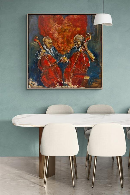 Kalbimizin Sesi Yağlı Boya Tablosu