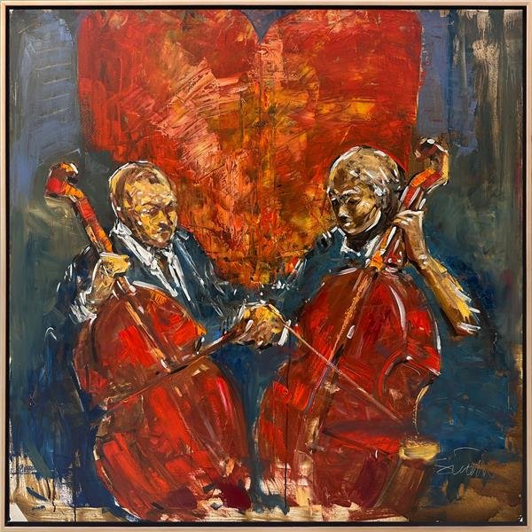 Kalbimizin Sesi Yağlı Boya Tablosu