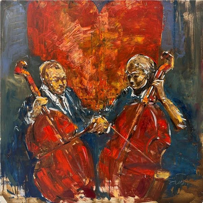 Kalbimizin Sesi Yağlı Boya Tablosu