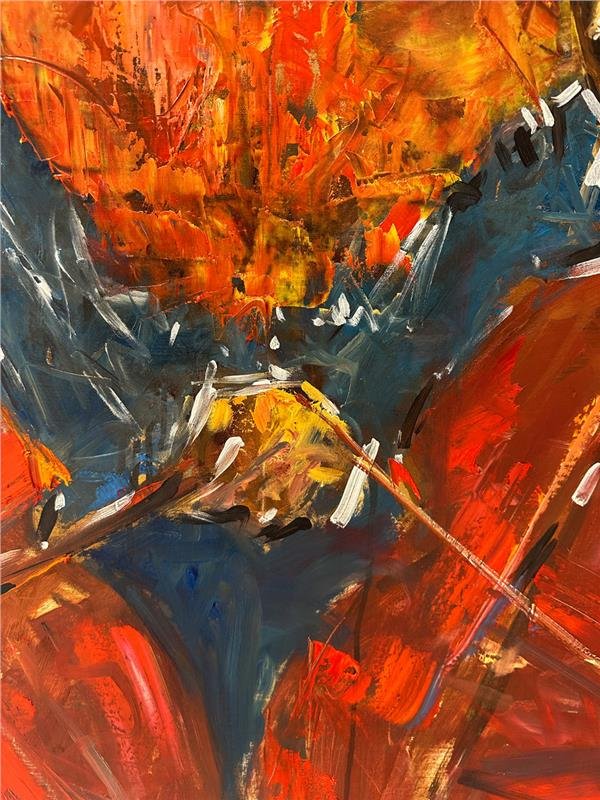 Kalbimizin Sesi Yağlı Boya Tablosu