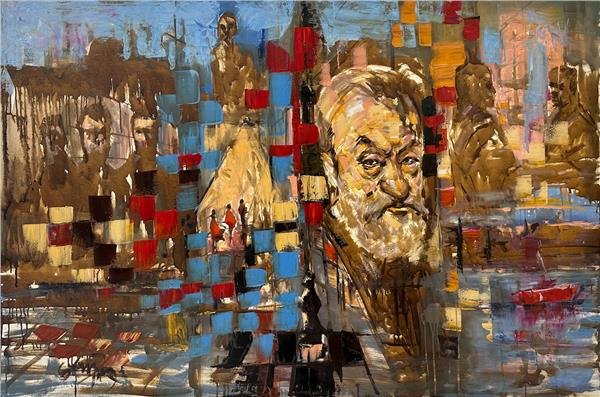 Necip Fazıl Yağlı Boya Tablosu