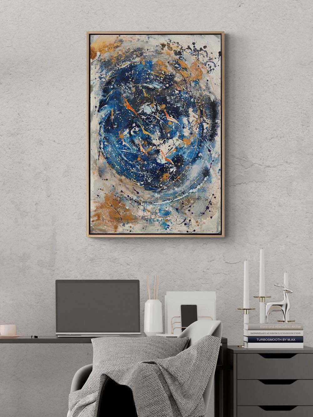 Kanatlı Hayaller Yağlı Boya Tablosu