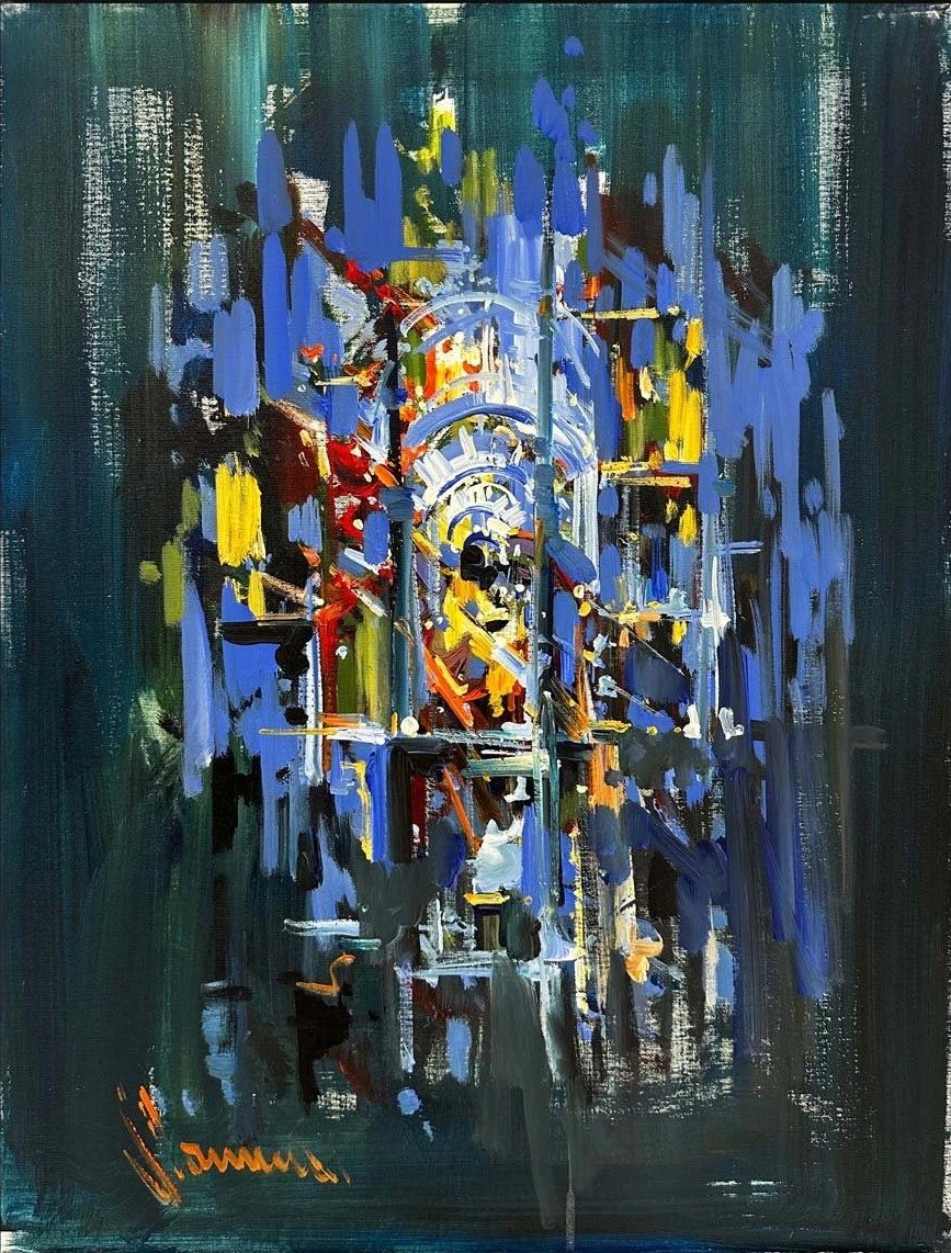 Kaos ve Düzen Yağlı Boya Tablosu