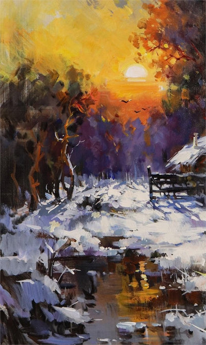 Kar Sıcağı Yağlı Boya Tablosu
