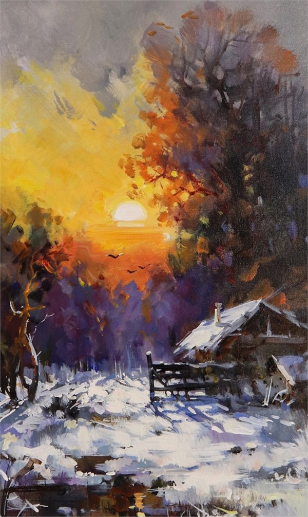 Kar Sıcağı Yağlı Boya Tablosu