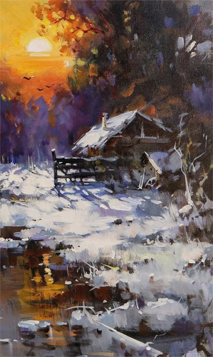 Kar Sıcağı Yağlı Boya Tablosu