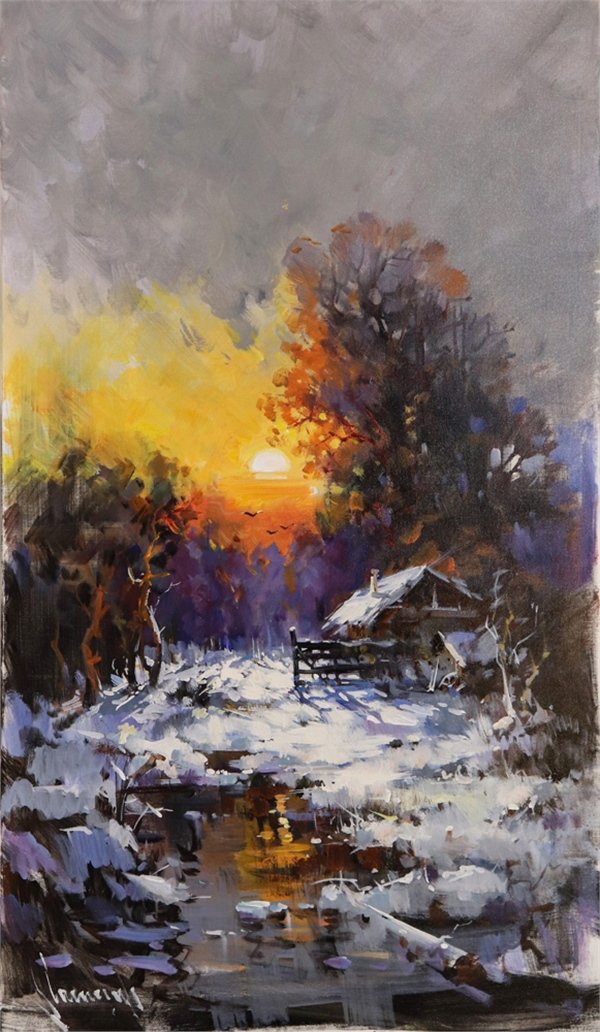 Kar Sıcağı Yağlı Boya Tablosu