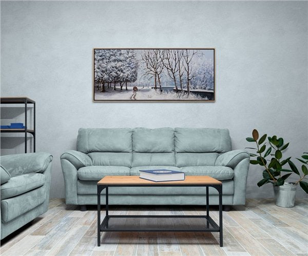 Kar ve Orman Yağlı Boya Tablosu